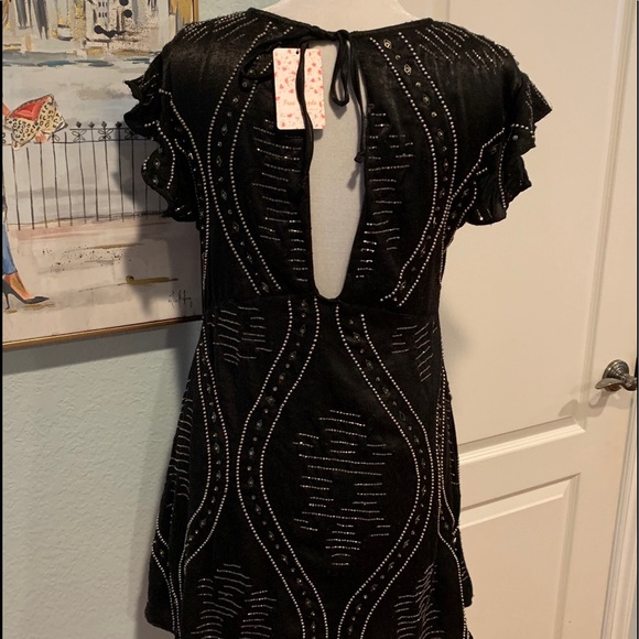 FREE PEOPLE Shine Like the Stars Beaded Dress NWT - Picture 6 of 11